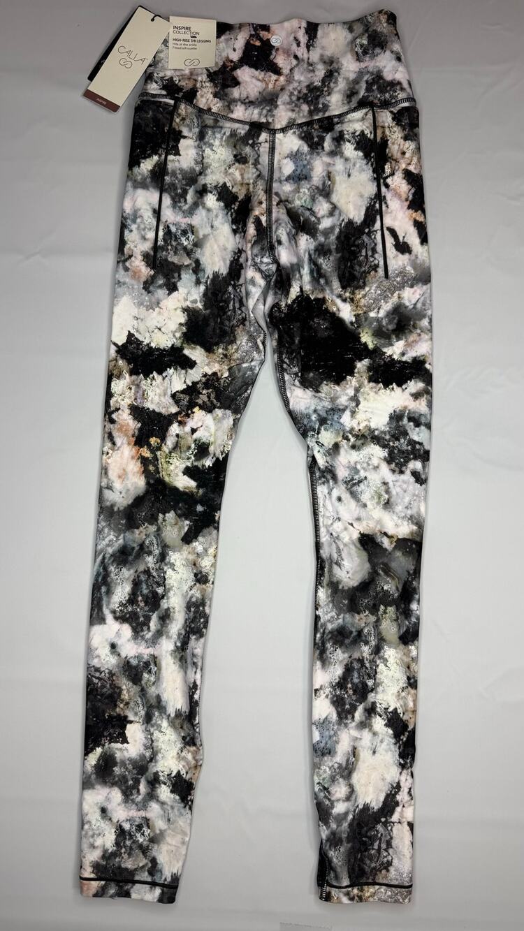 Leggings CALIA Inspire High Rise 7/8 WAX14202PRT Multi Print XS NWT